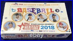 2018 Topps Heritage Baseball Hobby Box Factory Sealed -shohei Ohtani Autograph