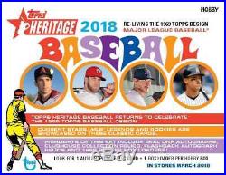 2018 Topps Heritage baseball factory sealed hobby box Ohtani