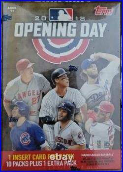 2018 Topps Opening Day Baseball Blaster Box Factory Sealed & Cash Fresh