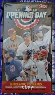 2018 Topps Opening Day Baseball Blaster Box Factory Sealed & Cash Fresh