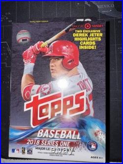 2018 Topps Series 1 Baseball Factory Sealed 72 Card Hanger Box Target Exclusive