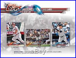 2018 Topps Series 1 Baseball sealed jumbo box 10 packs 50 MLB cards 2 silver pk