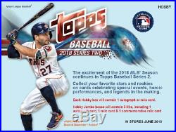 2018 Topps Series 2 Jumbo Baseball Box + 2 Silver Packs Factory Sealed