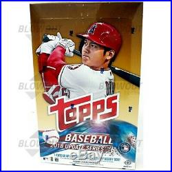 2018 Topps Update Series Sealed Baseball Hobby Box From a Sealed Case