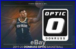 2019-20 Donruss Optic NBA Basketball 20pk Retail Box Sealed Pre-Sale SHIPS 2-10