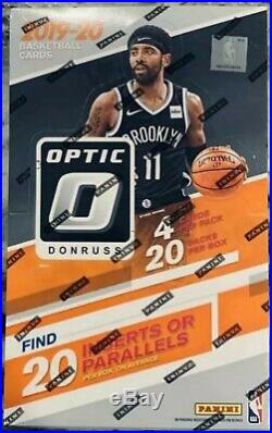 2019-20 Donruss Optic NBA Basketball Sealed Retail Box 20 Packs / Box