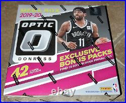 2019-20 NBA Donruss Optic Panini Basketball Cards MEGA BOX Factory Sealed Prizm