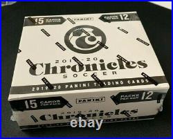 2019-20 PANINI CHRONICLES Soccer Cards Factory Sealed Cello Box Free Shipping