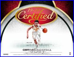 2019-20 Panini Certified Basketball Hobby Sealed Box