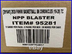 2019-20 Panini Chronicles Basketball Cards Sealed 20 Box Blaster Case Nba
