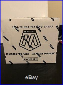 2019-20 Panini Mosaic Basketball Cello Box 12 Sealed Packs Pink Camo Prizm