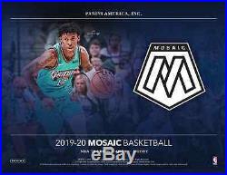 2019-20 Panini Mosaic Hobby Nba Basketball Box New & Sealed Free Shipping