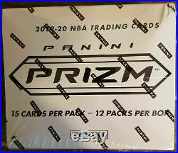2019-20 Panini Prizm Basketball Factory Sealed Cello Box (12 Fat Pack)