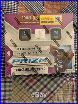 2019/20 Panini Prizm Basketball Factory Sealed Retail Box In Hand Zion