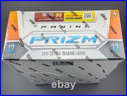 2019 20 Panini Prizm Basketball HOBBY BOX Factory Sealed 12 Packs 2 AUTO