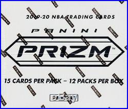 2019-20 Panini Prizm Basketball sealed multi-pak Cello Box 12 packs