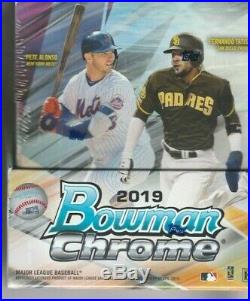 2019 Bowman Chrome Baseball Factory Sealed Hobby Box 2 Autos
