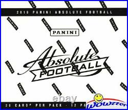 2019 Panini Absolute Football MASSIVE Factory Sealed JUMBO FAT PACK Box-240 Card