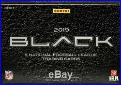 2019 Panini Black Football HOBBY BOX FACTORY SEALED ONLINE EXCLUSIVE! SOLD OUT