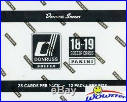 2019 Panini Donruss Soccer Factory Sealed JUMBO FAT Box-300 Card-36 RED PARALLEL