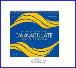 2019 Panini Immaculate Collegiate Basketball Sealed Box Order Confirmed