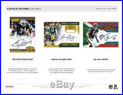 2019 Panini Plates & Patches Football Hobby Sealed Box Pre-order