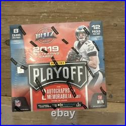 2019 Panini Playoff Football Hobby Box Factory Sealed NFL 2 Autographs