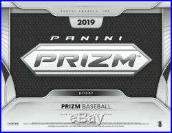 2019 Panini Prizm Baseball Factory Sealed Hobby Box 12 Packs 3 AUTOS