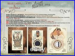 2019 Topps Allen & Ginter Baseball (07/17) Sealed Hobby Box 24 Packs 3 Hits