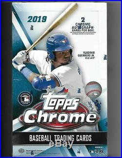 2019 Topps Chrome Baseball Factory Sealed Unopened Hobby Box 24 Packs