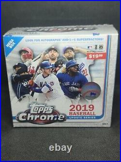 2019 Topps Chrome Update Baseball Card Mega Box. Factory Sealed