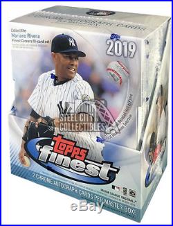 2019 Topps Finest Baseball Factory Sealed Hobby Box -12 packs per box