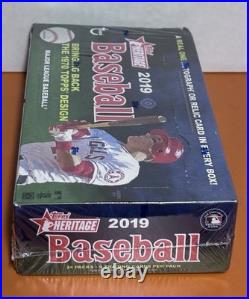 2019 Topps Heritage Baseball Unopened Sealed Hobby Box