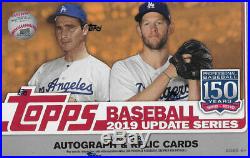2019 Topps UPDATE Series Baseball Factory Sealed Retail Box 24 Packs 384 Cards