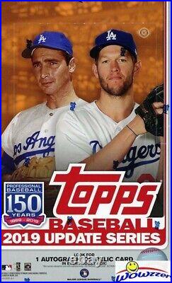 2019 Topps Update Baseball Factory Sealed HOBBY Box-AUTO/RELIC+SILVER PK