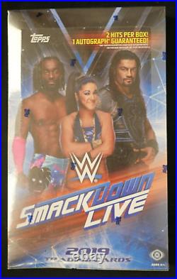 2019 Topps Wwe Smackdown Live Factory Sealed Hobby Box