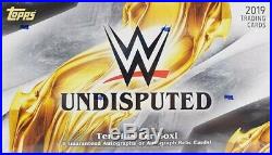 2019 Topps Wwe Undisputed Wrestling Hobby Sealed Box In Stock