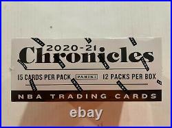 2020-21 Panini Chronicles Basketball Sealed Fat Pack Box 180 Cards