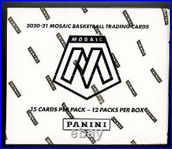 2020-21 Panini Mosaic Basketball SEALED CELLO BOX Pink Camo Prizm RC's FAST S&H