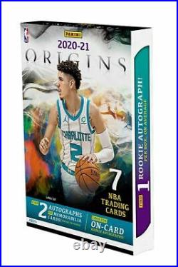 2020-21 Panini Origins Basketball Factory Sealed Unopened Hobby Box 7 Cards