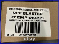2020-21 Panini Prizm Basketball Cards Factory Sealed 20 Box Blaster Case Nba