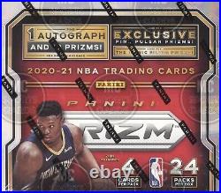 2020-21 Panini Prizm Basketball Cards Factory Sealed Retail 24 Pack Box Nba