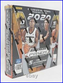 2020/21 Panini Prizm Draft Picks Basketball Hobby Box Factory Sealed (5) Autos