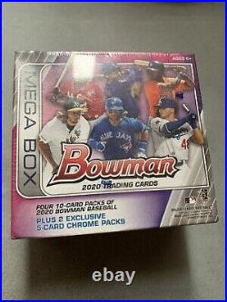 2020 Bowman Baseball Factory Sealed Target Mega Box (Contains 2 Chrome Packs)