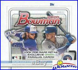 2020 Bowman Baseball MASSIVE 24 Pack Factory Sealed Retail Box-288 Card! On FIRE
