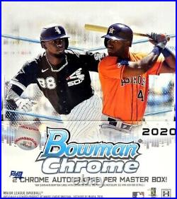 2020 Bowman Chrome Baseball Factory Sealed Hobby Box