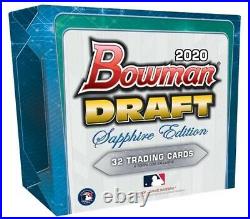 2020 Bowman Chrome Draft Sapphire Hobby Exclusive Box Brand New Sealed Quantity