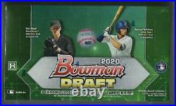 2020 Bowman Draft Baseball Factory Sealed Hobby Jumbo Box