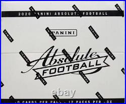 2020 Panini Absolute Football NFL Fat Pack/ Cello Pack Box New Factory Sealed