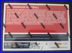 2020 Panini Donruss Football Factory Sealed Mega Box-56 Cards 1 Auto 1 Mem